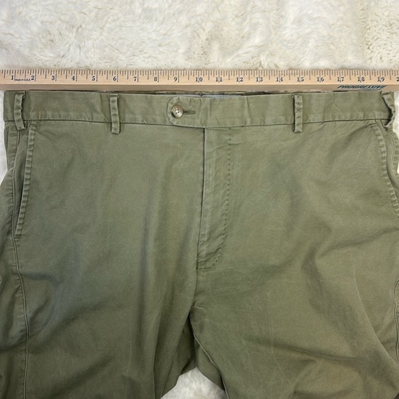 Peter Millar Soft Touch Twill Trousers Pima Cotton Spandex Flat Front Pa… - Picture 9 of 10